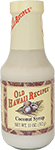 OHR Coconut Syrup 11 oz